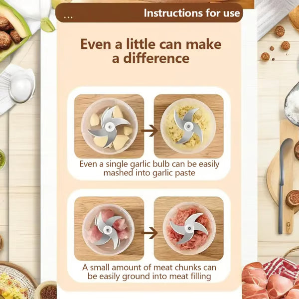 🔥Last Day 49% OFF✨Electric Garlic Chopper